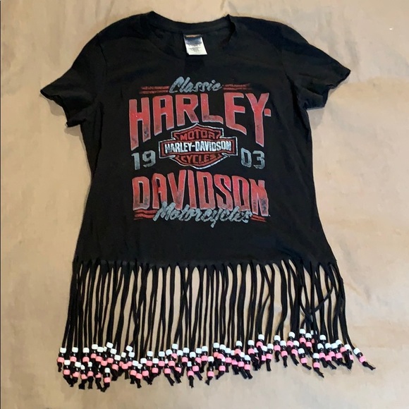 Harley-Davidson | Bead Fringe Tee